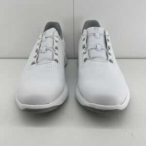 FootJoy Golf Shoes 7M Adult Low Top BOA Closure White Spikeless Athletic